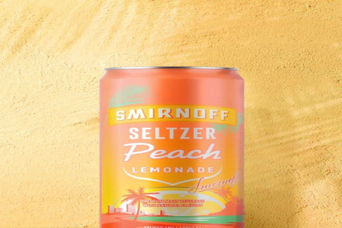 SMIRNOFF SELTZER PEACH LEMONADE 6 CANS (1 x 6 CANS)