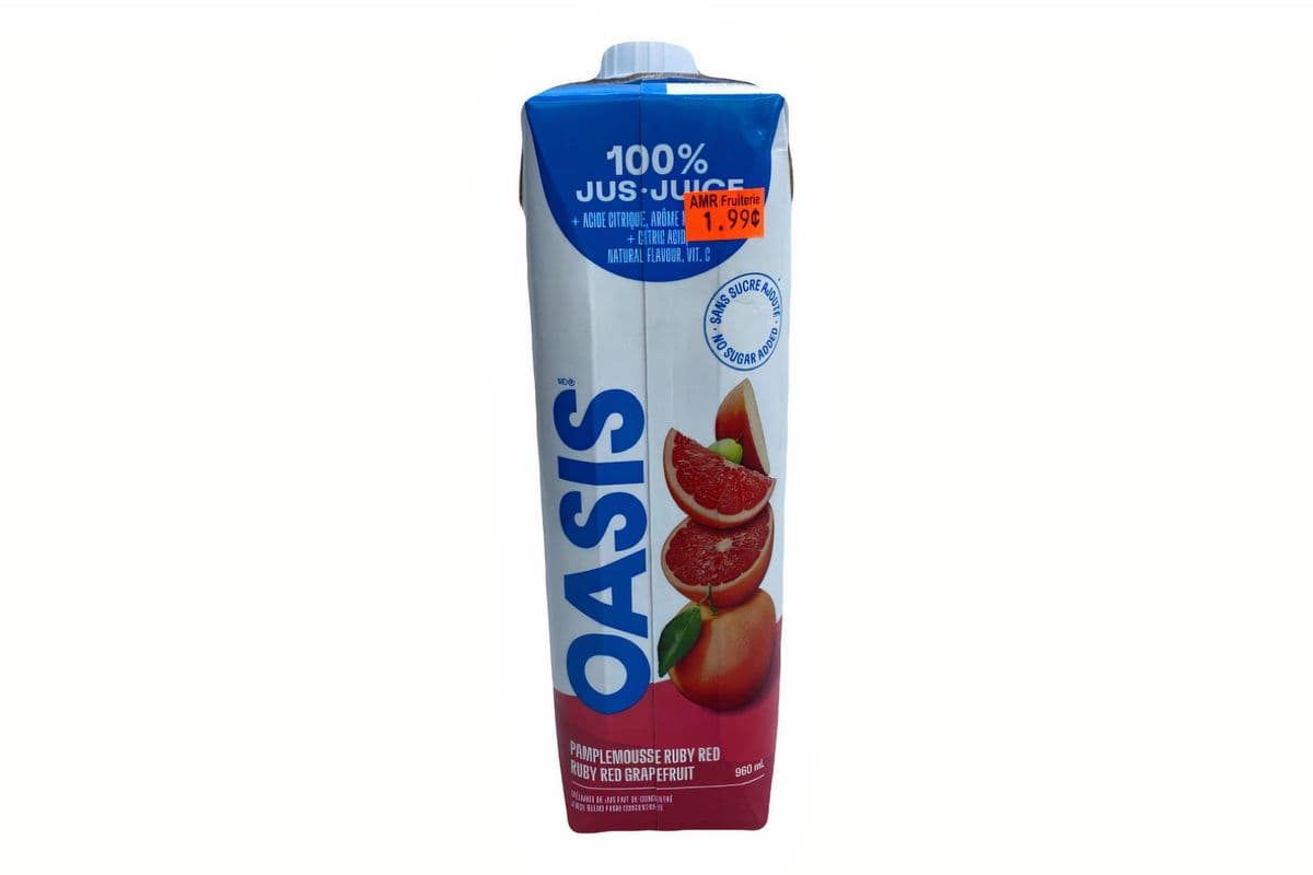 Oasis jus de pamplemousse rouge (960 ml)