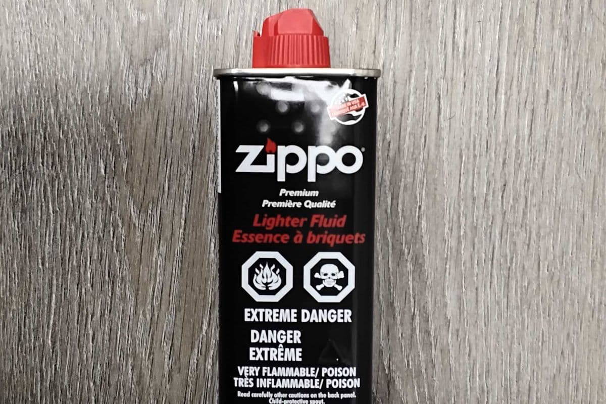 Zippo lighter fluid