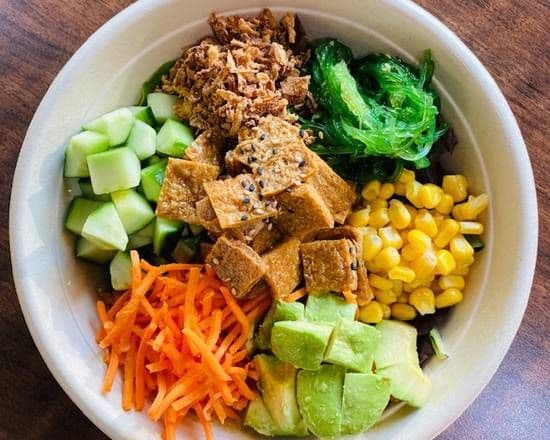 Avocado Tofu Poke Bowl
