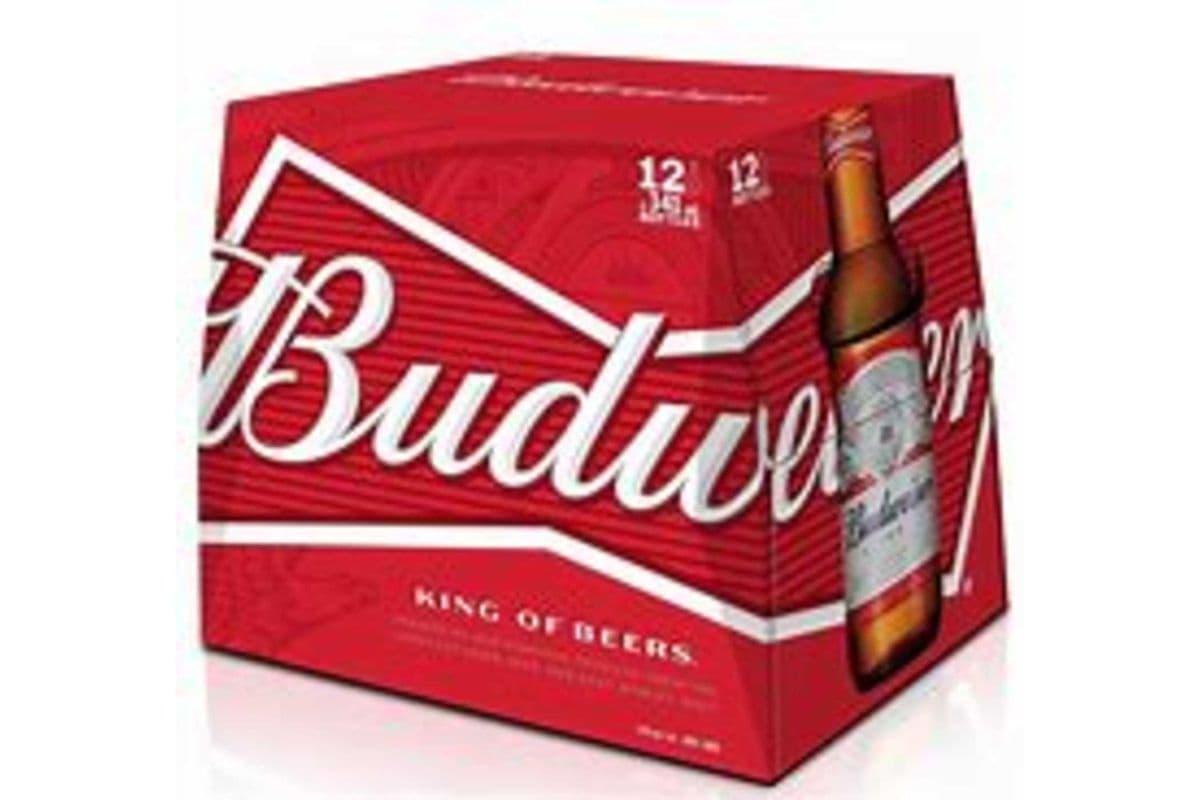 Budweiser (12 x 341 ml Bottles)