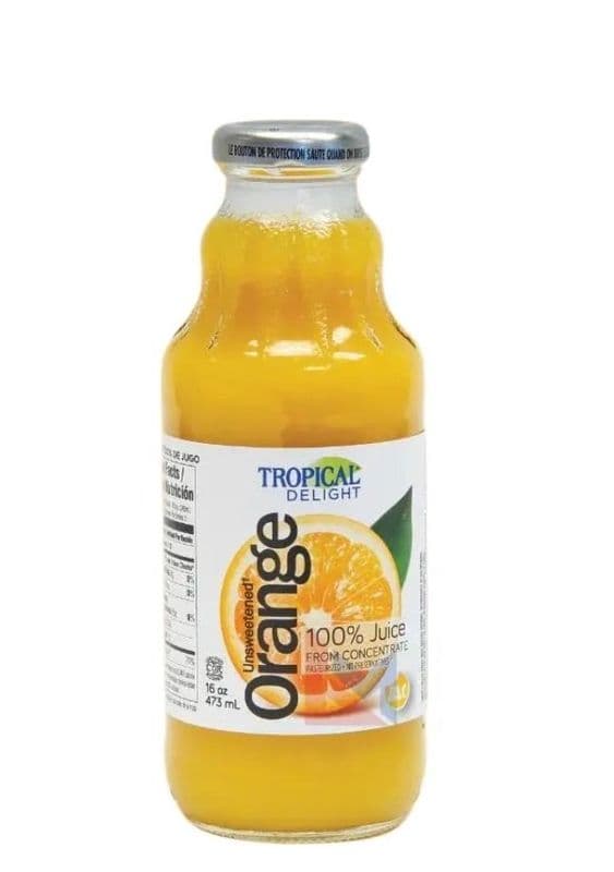 16 Oz Tropical Delight Juice Bottles