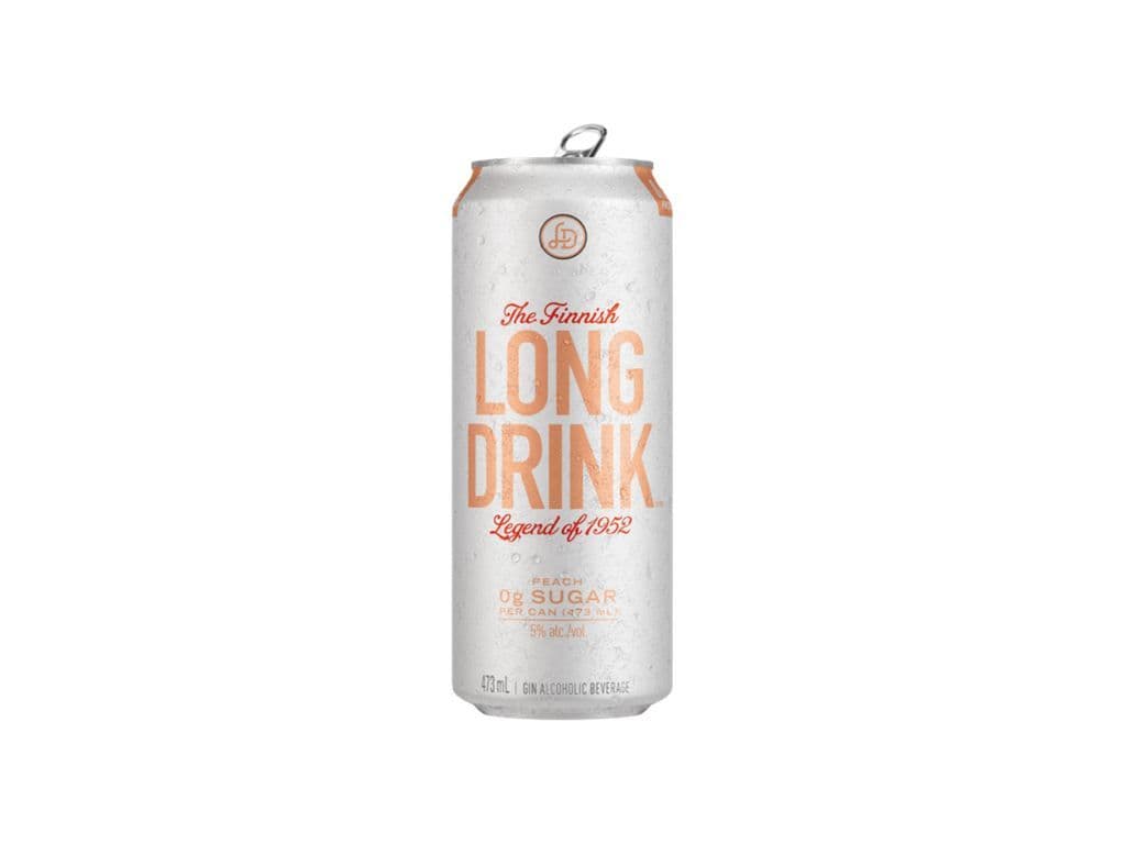 The Finnish Long Drink - Zero Peach (473ml)