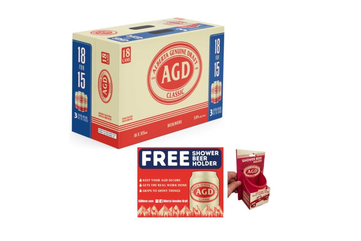 Alberta Genuine Draft 18 pk (18 x 355ml)