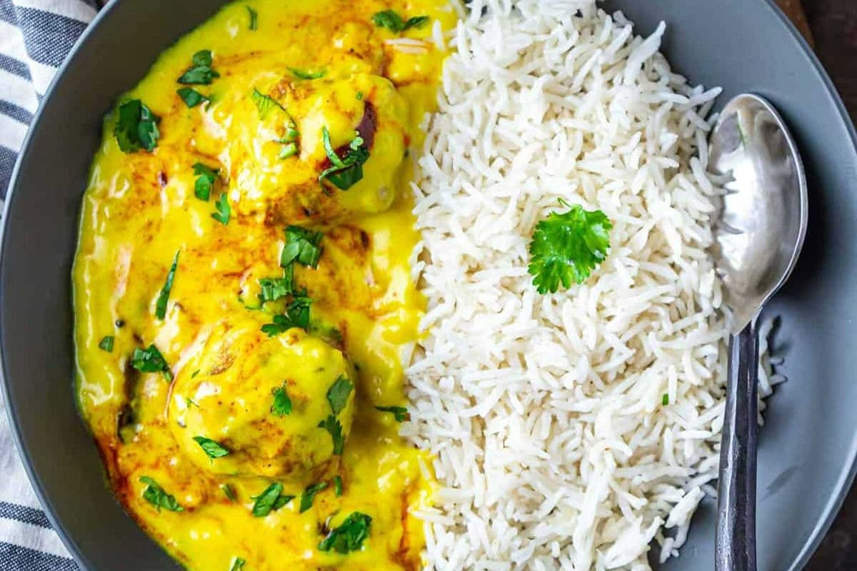 Kadhi Pakora With Rice (BOGO Buy 1 Get 1 Free)