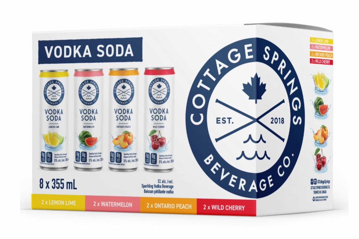 Cottage Springs Vodka Soda (12-Pack) (12 x 355ml)