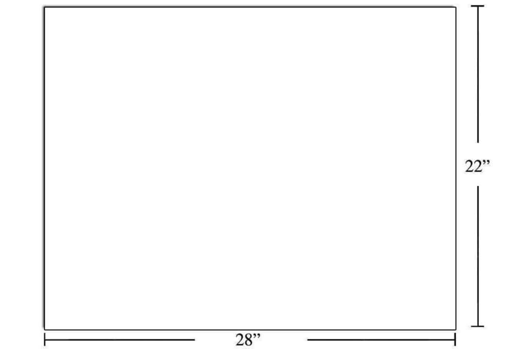Bristol Board White 22x28", CTG 16664