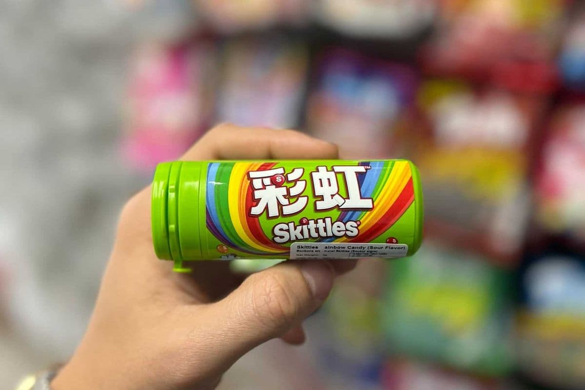 (CHINA) SKITTLES TUBE RAINBOW SOUR🍋🍓🍊- 30G