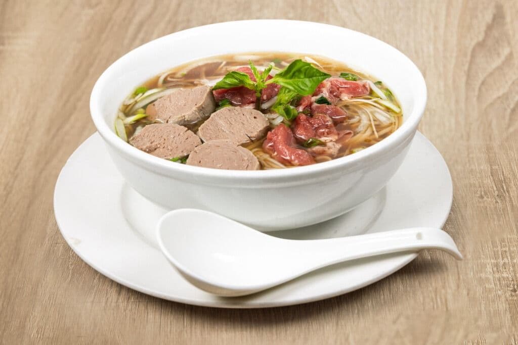 RARE BEEF & BEEF BALL