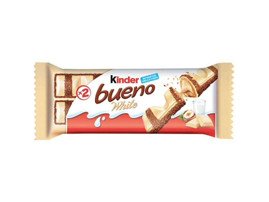 Kinder Bueno White Chocolate and Hazelnut Cream Wafer Bar