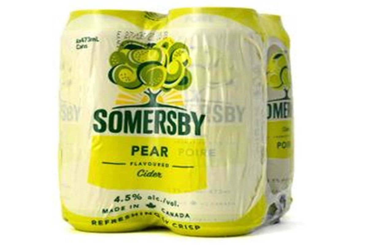 SOMERSBY PEAR CIDER 4 CANS (4 x 473 ML)