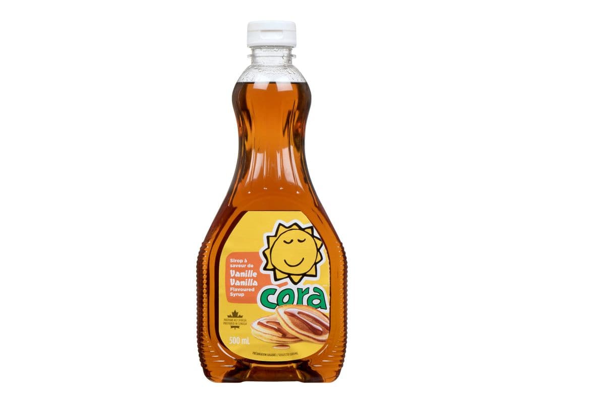 Sirop de table à saveur de vanille Cora (500 ml)