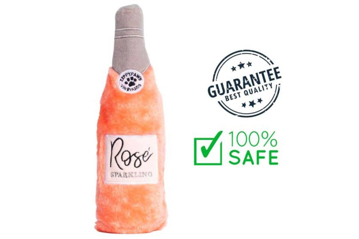ZippyPaws - Happy Hour Crusherz Dog Toy - Rose