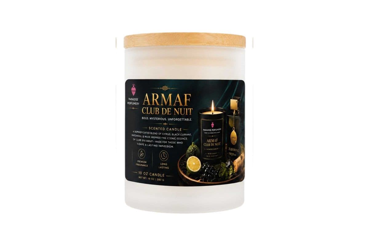 Paradise Perfumery Candles Armaf Club De Nuit (10 OZ )