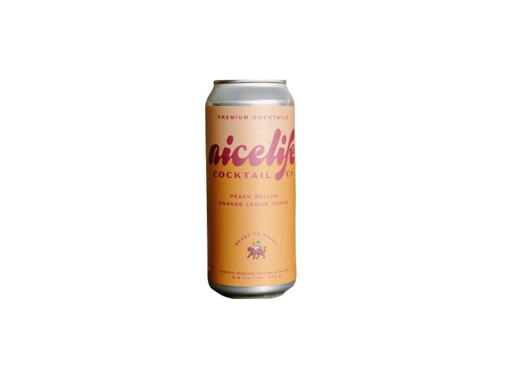 Nicelife - Peach Bellini Tall Can (473ml)