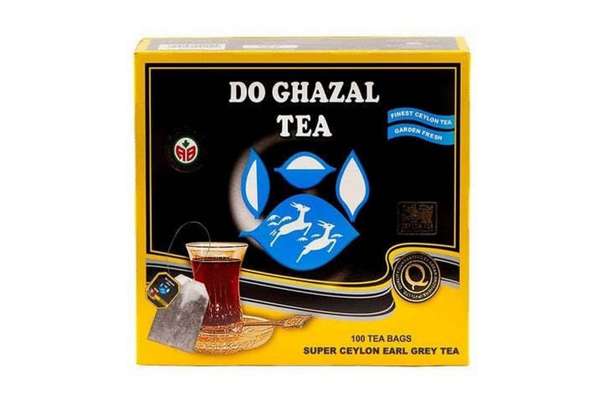Do Ghazal • Earl Grey Teabags Black / Sachets De Thé Earl Grey Noir (100 Tea Bags)