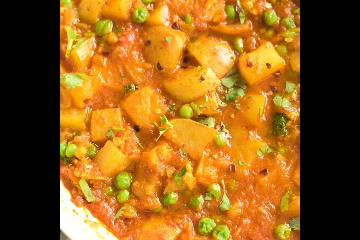 Vegan Aloo Mattar