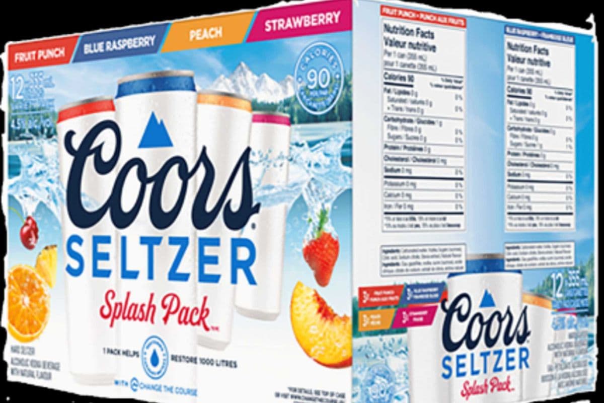 Coors Seltzer SPLASH PACK 12PC (12 x 355 ml)