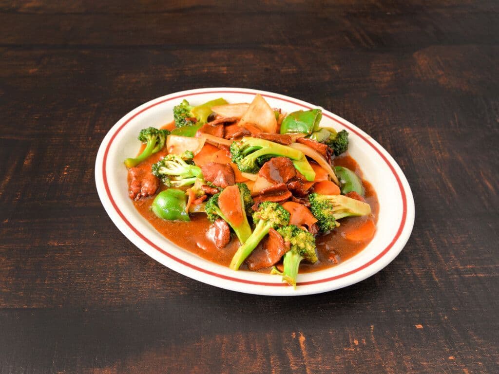 61. Beef with ginger & onions