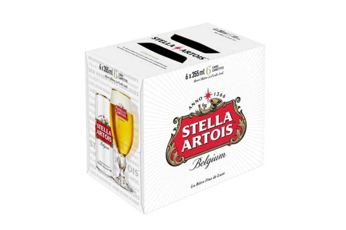 Stella Artois (6 x 355 ml Cans)