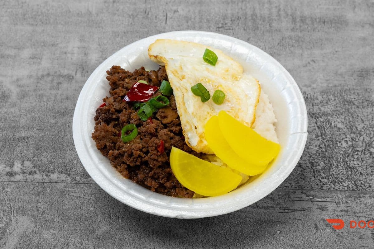 Beef Bulgogi Cup Bop with Egg