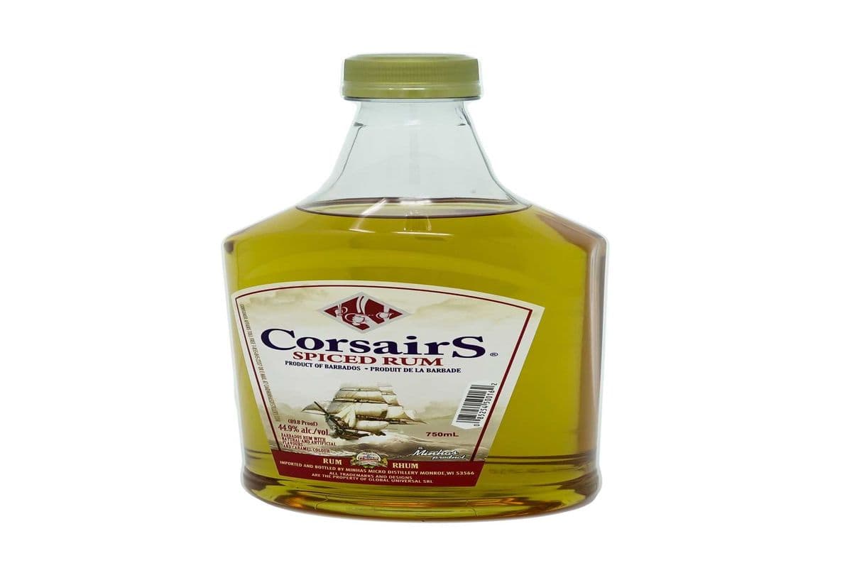 Corsairs Spiced RUM 750 ML (1 x 750ML)