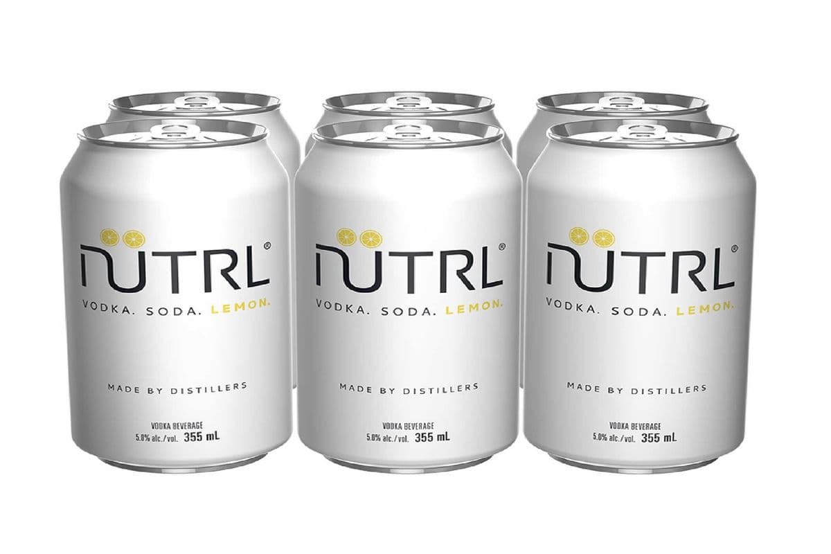 Nutrl Vodka Lemon (6 x 355 ml Cans)