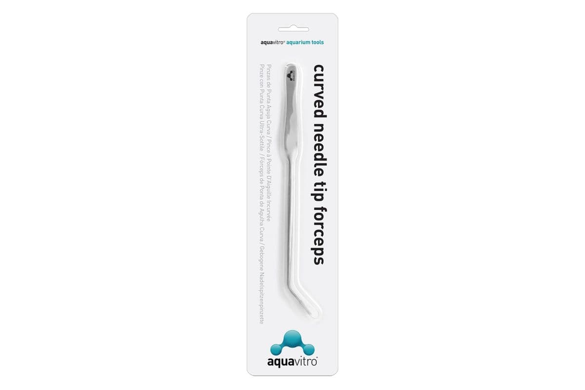 Aquavitro Needle Tip Forceps - Curved