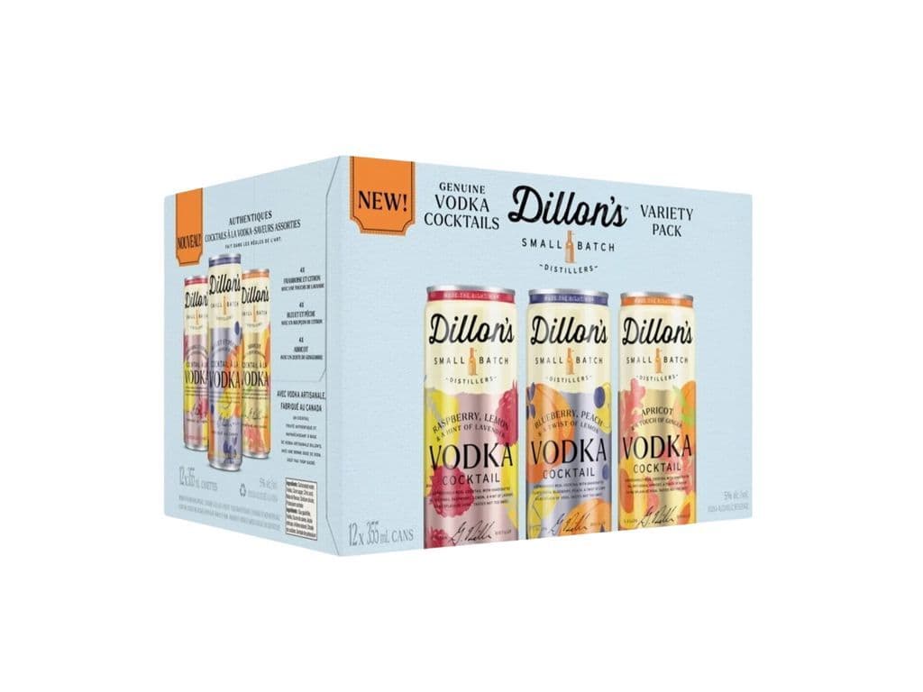 Dillons Vodka- Cocktail Variety Pack (12x355ml)