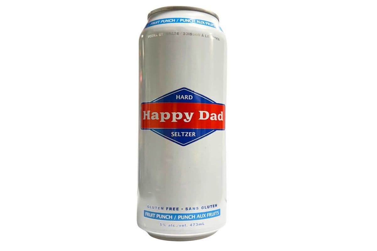 HAPPY DAD HARD SELTZER FRUIT PUNCH 473mL (1 x 473ml)