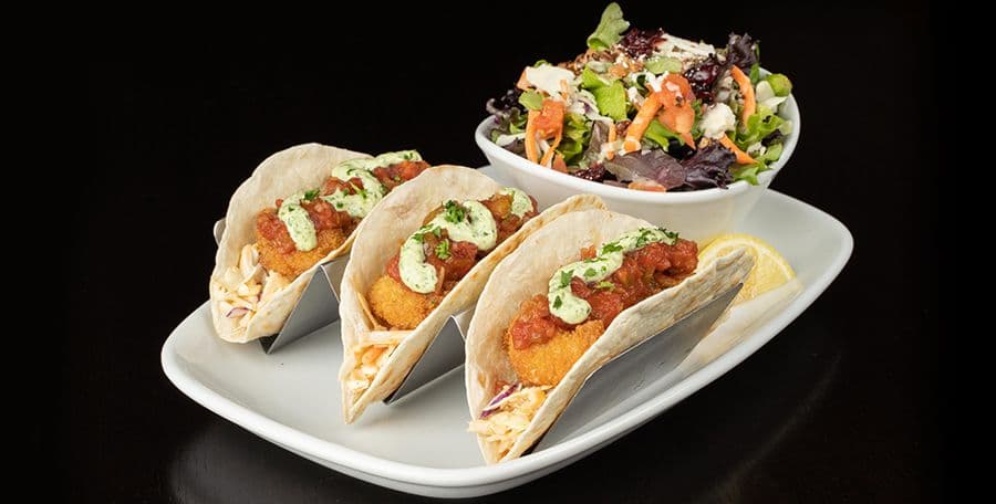 Crispy Panko Shrimp Tacos