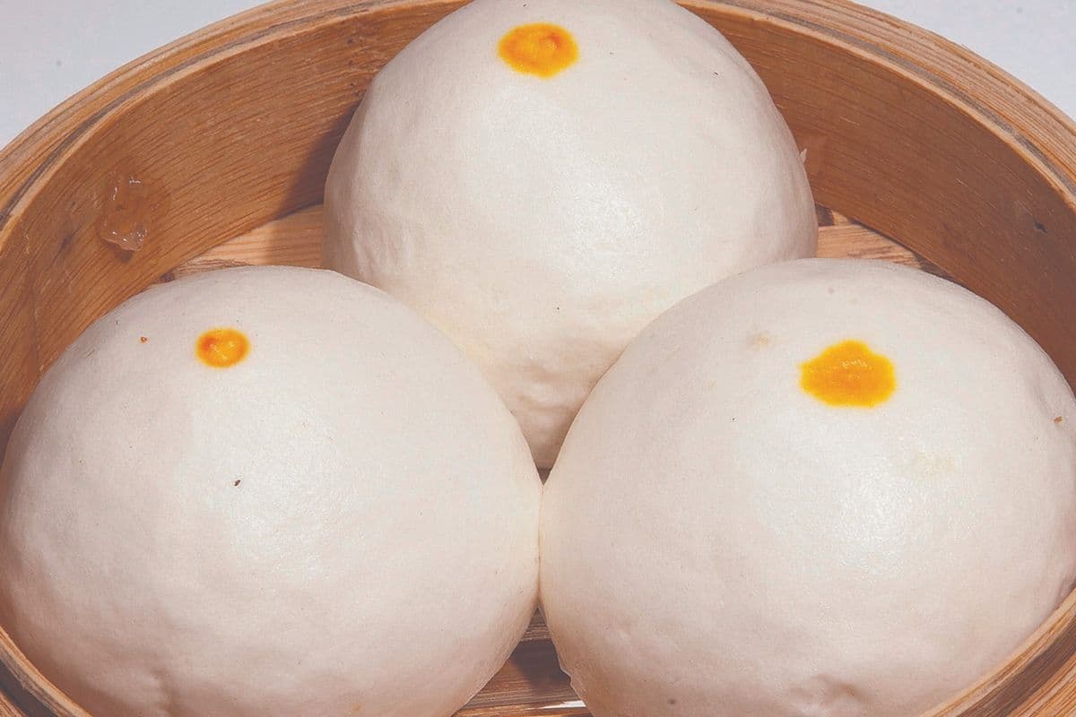 16. Steamed Sweet Egg Yolk Bun