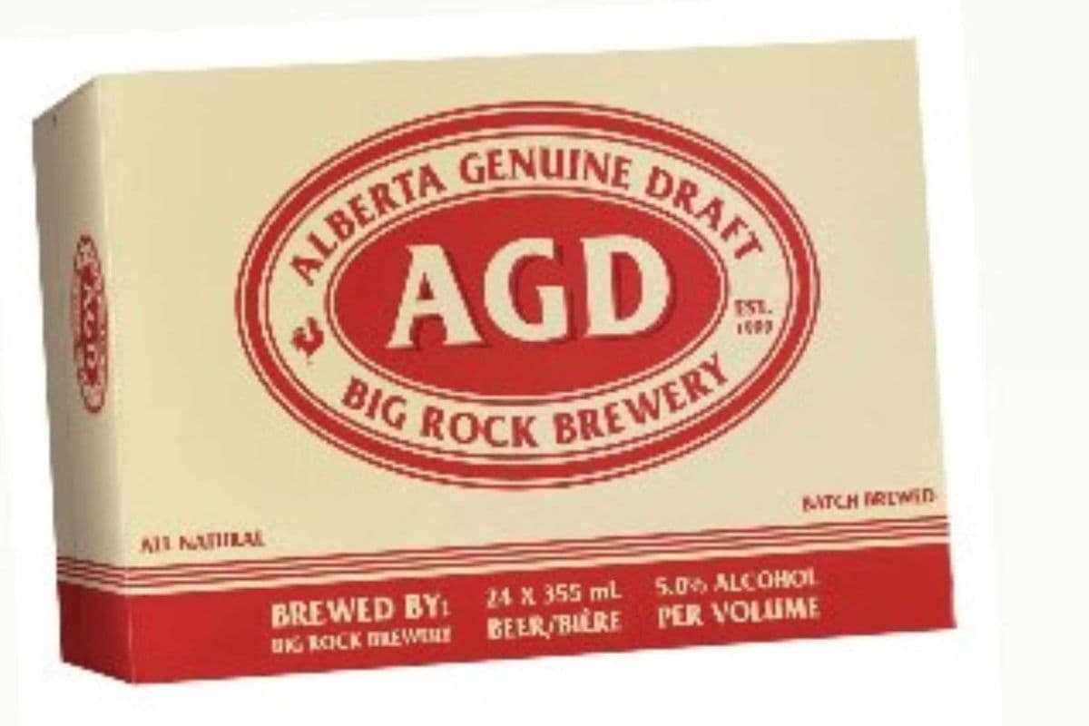 Alberta Genuine Draft (AGD) 24 x 355 ML Cans (1 x 355 ML)