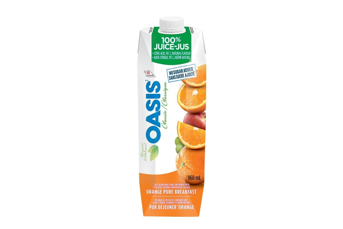 Oasis pur déjeuner orange / Oasis Orange Pure Breakfast (960 ml)