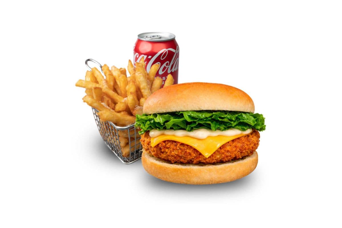 Crispy Beef Burger Combo