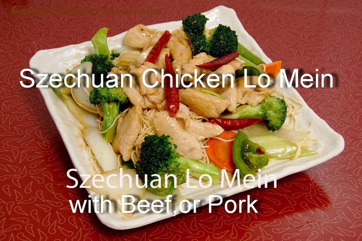 Szechuan Chicken Lo Mein