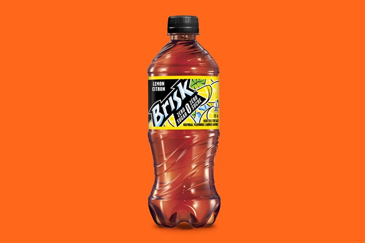 Brisk® Lemon Zero Sugar Iced Tea (591ml)