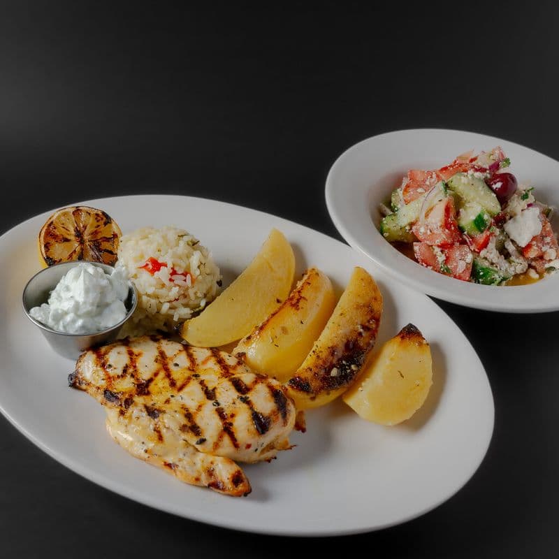 Assiette de poitrine de poulet / Chicken breast plate