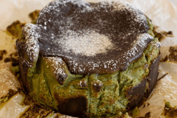 Matcha Basque Cheesecake