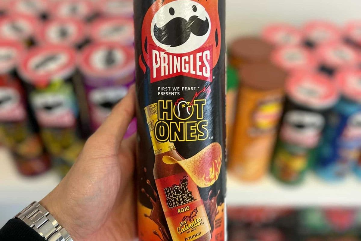 Pringles Hot Ones Los Calientes Rojo - 158g