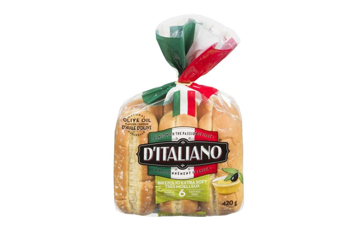 D'Italiano Brizzolio Sausage Buns (420 g)
