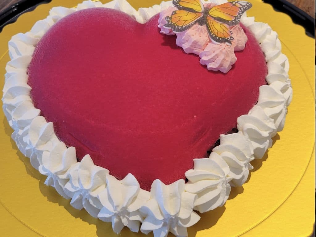 Heart Gelato Cake - Cherry, Chocolate, Oreo Fudge Crunch