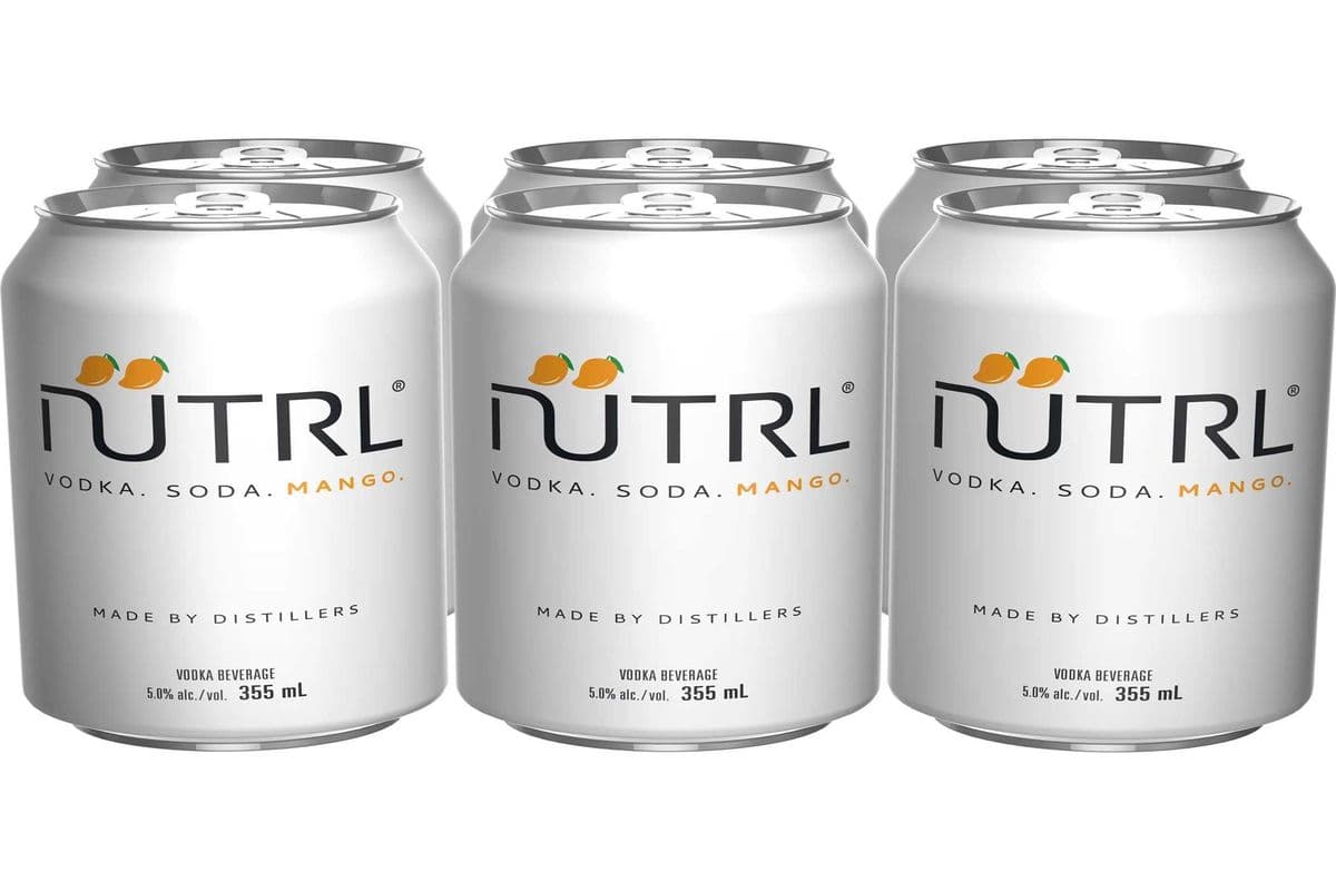 NUTRL VODKA MANGO 6 CANS (6 x 355ML)