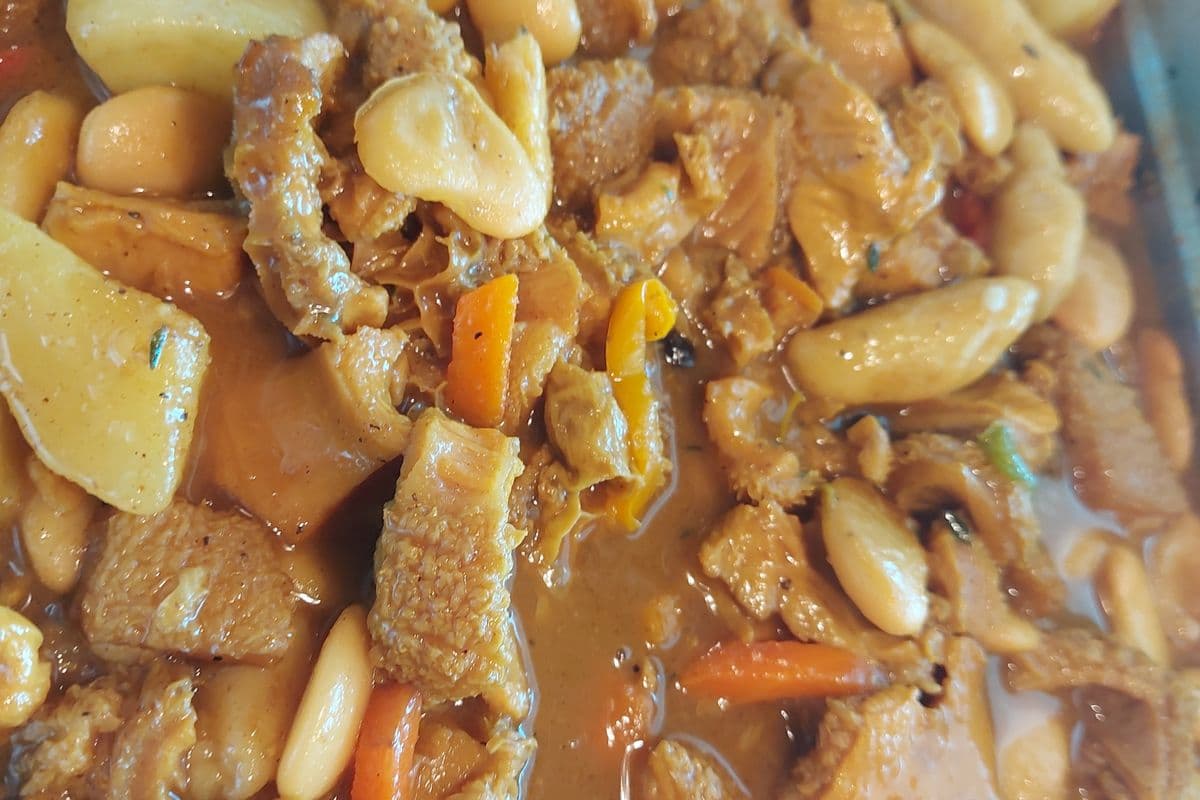 Tripe and beans Dinner
