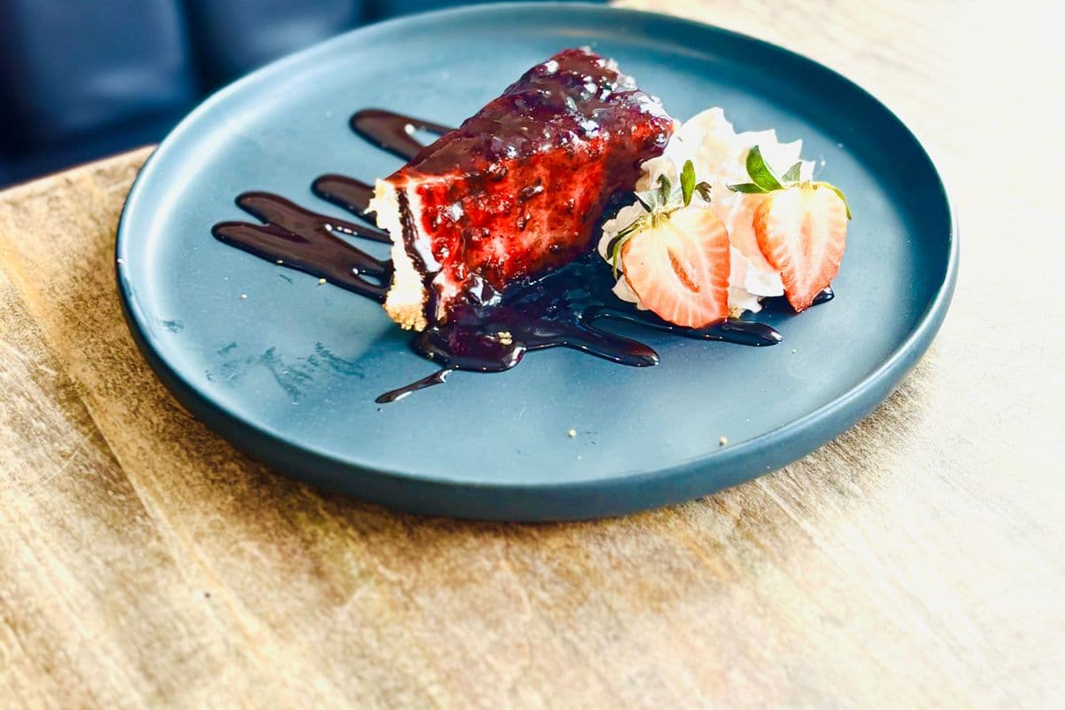 Saskatoon Berry Cheesecake
