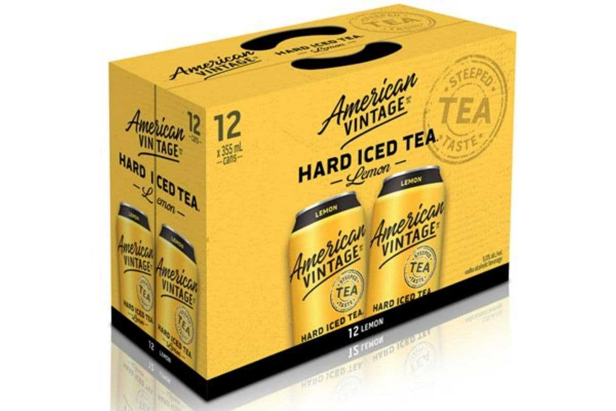 American Vintage Lemon Ice Tea (1 x 12 Pack)
