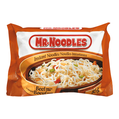 Mr. Noodles Nouilles Instantanées Boeuf 85g / Mr.Noodles Instant Noodles Beef