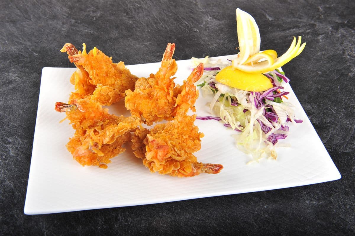 Golden-Fried Shrimp (Dry)