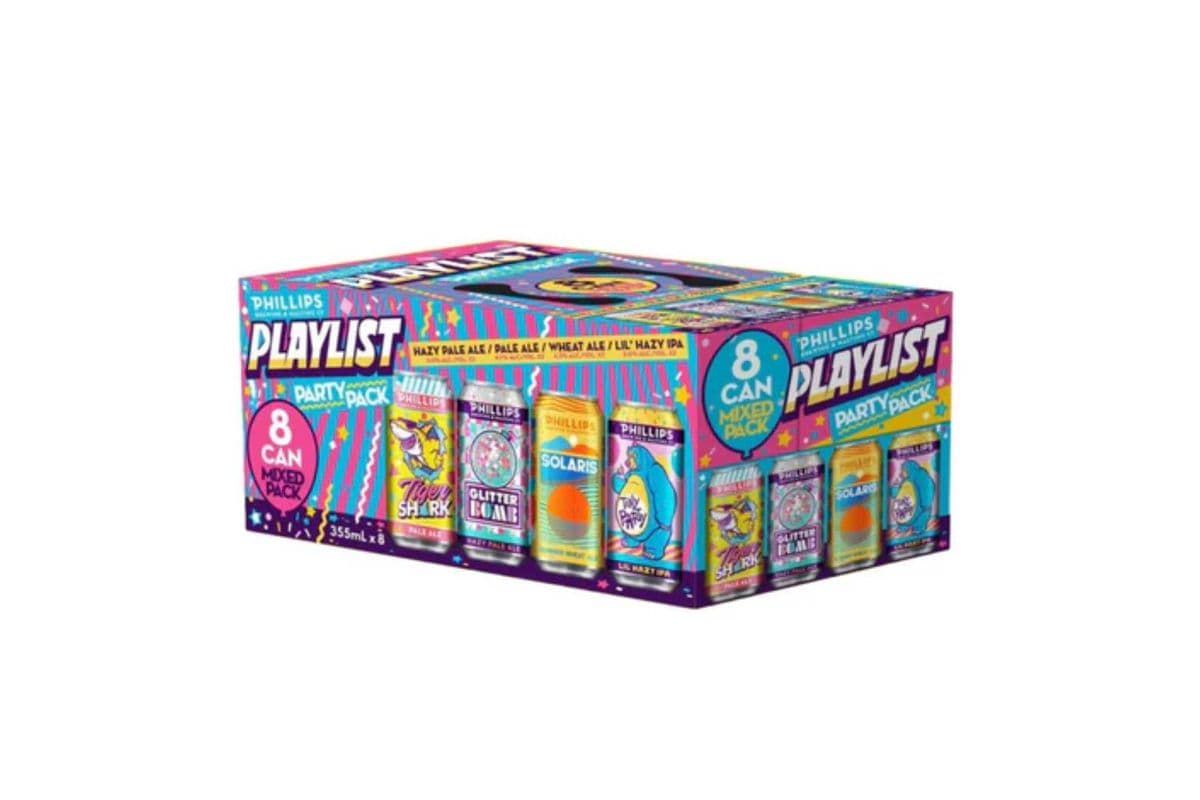 Phillip Brewing Playlist Party Pack (8 x 355 ml)