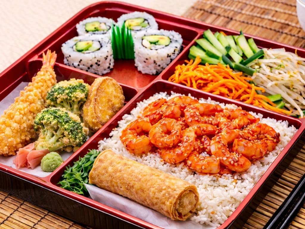 Shrimp Bento Box
